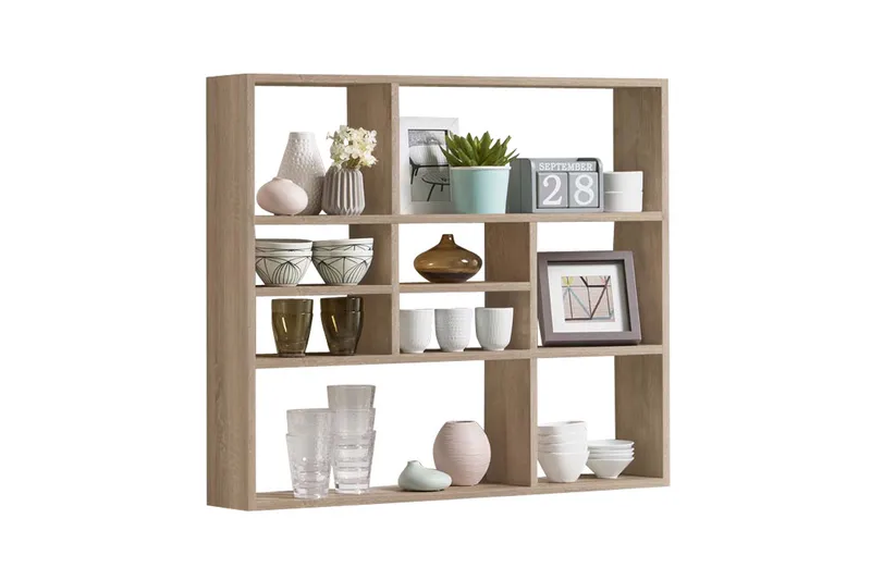 Amarant Vägghylla 90 cm, Ek