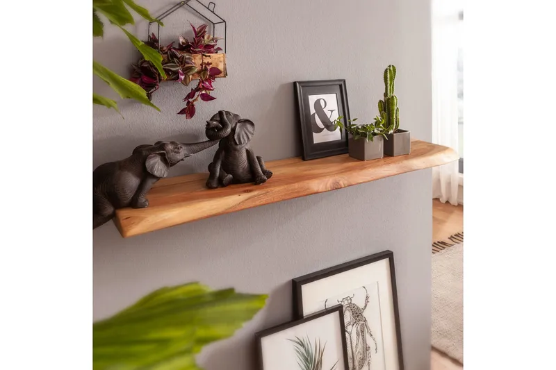 Bourelle Vägghylla 115x25 cm - Trä/natur - Products - Förvaring - Småförvaring - Väggförvaring