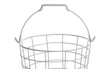 Ayapal Metallställ 37 cm 3 Korgar - Vit - Products - Förvaring - Småförvaring - Förvaringskorg - Trådkorg