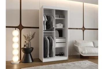 Tallmo Garderob m. Spegel 100x200 cm - Products - Förvaring - Garderober & garderobssystem