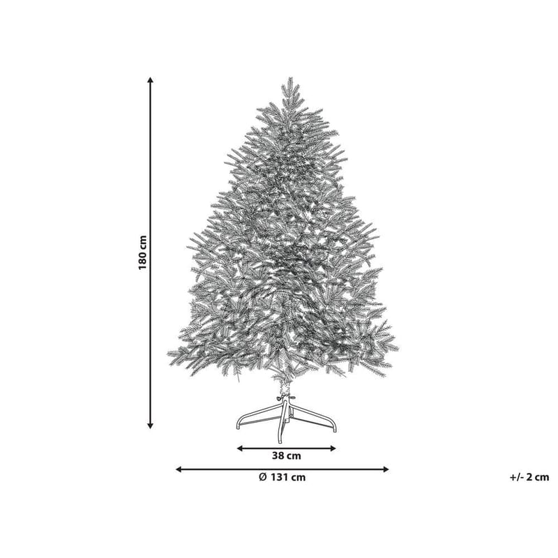 Konstgjord Snöig Julgran Brisco - 131x115x180 cm - Products - Inredning - Dekoration & inredningsdetaljer - Julpynt & juldekoration - Plastgran