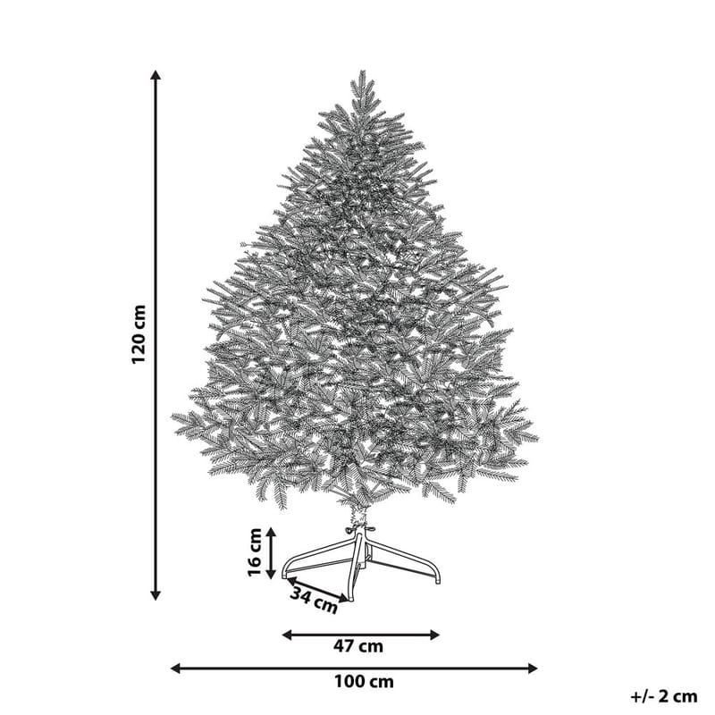 Konstgjord Snöig Julgran Masala - 100x100x120 cm - Products - Inredning - Dekoration & inredningsdetaljer - Julpynt & juldekoration - Plastgran