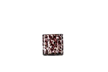 Glora Ljuslykta 8x8 cm - Svart - Products - Inredning - Ljus & dofter - Ljusstakar & ljuslyktor