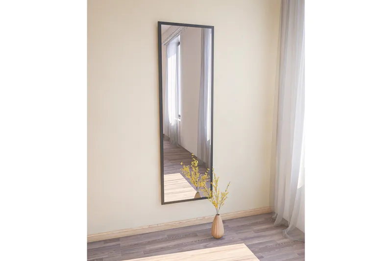 Falesia Spegel 50 cm Rektangulär, Svart