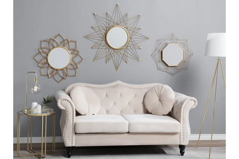 Milly Spegel 67 cm, Guld