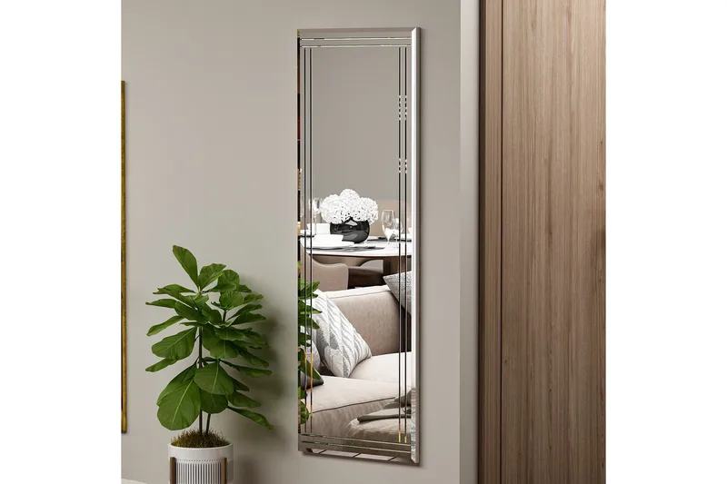 Pauli Spegel 40 cm Rektangulär, Vit