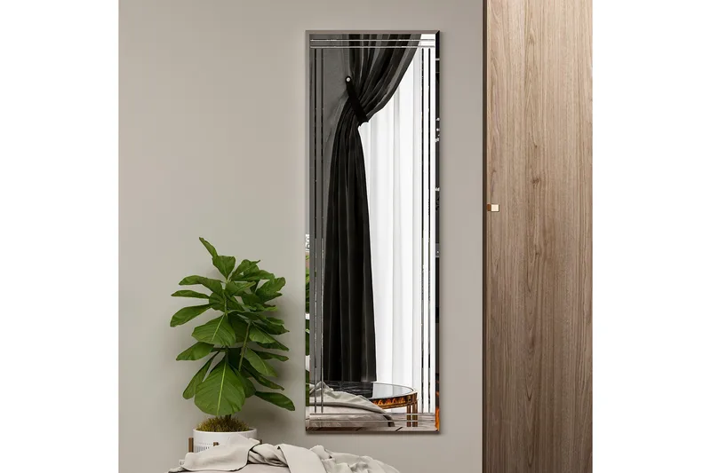 Pauli Spegel 40 cm Rektangulär - Vit - Products - Inredning - Spegel - Hallspegel