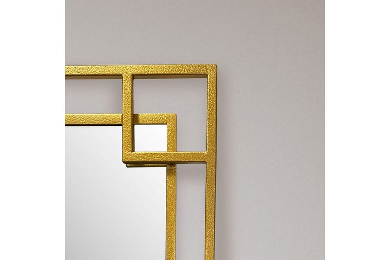 Spegel Wohnling Fyrkantig Geometrisk 60 cm Metallram Modern - Products - Inredning - Spegel - Hallspegel