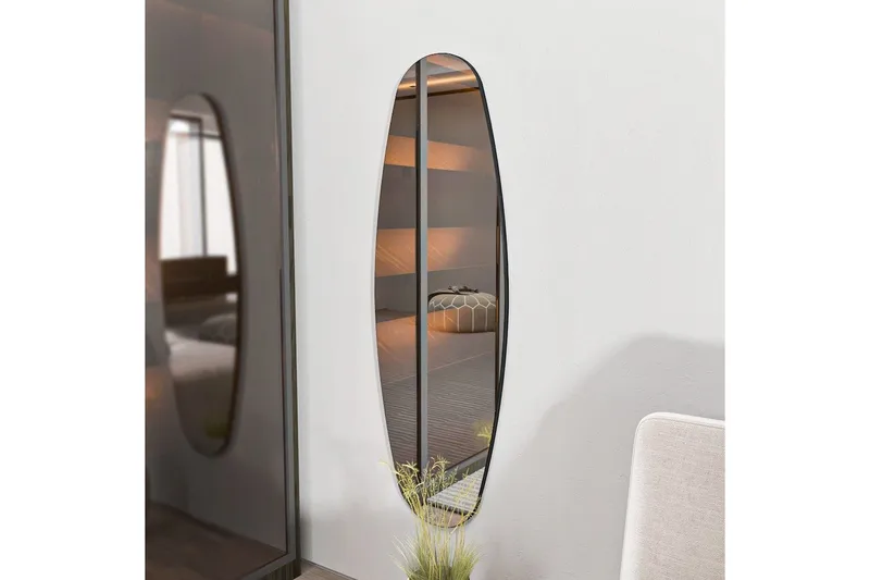 Stationsspegel Keiichi Transparent - Ljusfärgat trä - Products - Inredning - Spegel - Hallspegel