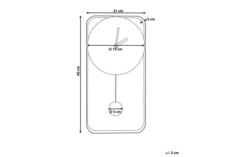 Pendelur Servoz - Products - Inredning - Väggdekor - Väggklocka & väggur - Urverk till väggklocka