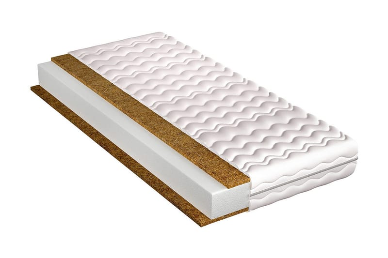 Kronos Madrass 200x80x10 cm, Vit
