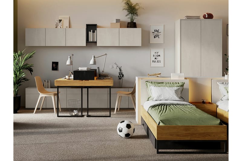 Rathmore Möbelset För Barnrum - Svart - Products - Möbler - Barnmöbler - Barnmöbelset