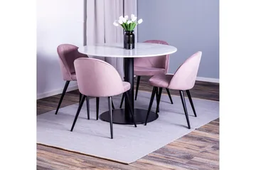 Admira Matgrupp med 4 Valeri Matstolar - Products - Möbler - Bord & matgrupp - Matgrupp