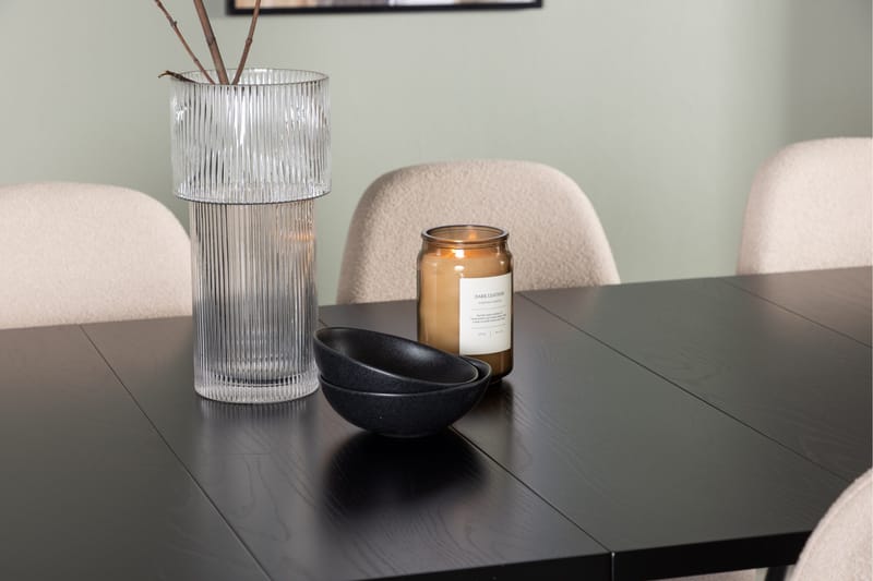 Astrid Matgrupp 200 cm Rektangulär med 6 Polar stolar - Beige - Products - Möbler - Bord & matgrupp - Matgrupp