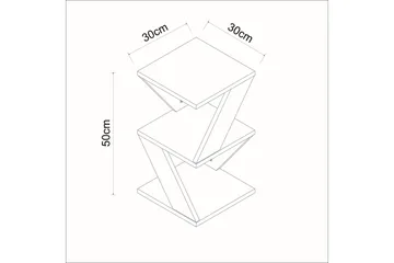 Albeni Sidobord 30 cm - Vit - Products - Möbler - Bord & matgrupp - Avlastningsbord & sidobord - Brickbord & småbord