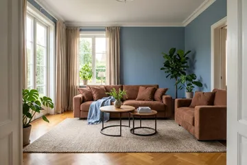 Alex Satsbord 76 cm Runt - Ek/Svart - Products - Möbler - Bord & matgrupp - Avlastningsbord & sidobord - Satsbord