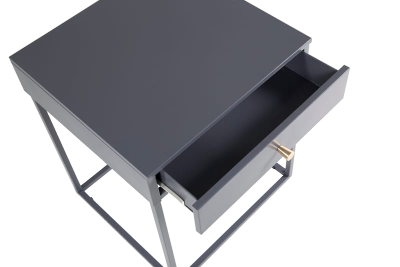 Bakal Sängbord 43 cm med Förvaring Låda - Ljusgrå - Products - Möbler - Bord & matgrupp - Avlastningsbord & sidobord - Sängbord & nattduksbord