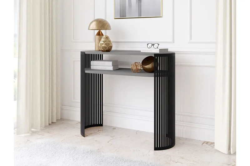 Friend Konsollbord 100 cm - Svart/Grå - Products - Möbler - Bord & matgrupp - Avlastningsbord & sidobord - Konsolbord & hallbord