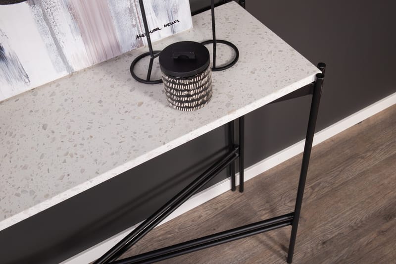 Razzia Deluxe Sidobord - Svart/Vit - Products - Möbler - Bord & matgrupp - Avlastningsbord & sidobord - Brickbord & småbord