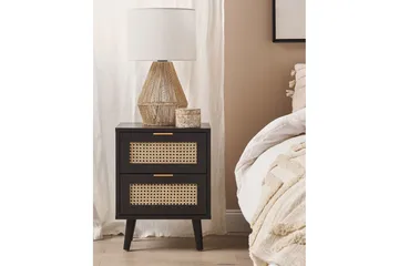 Sängbord Opoco med 2 förvaringslådor - Products - Möbler - Bord & matgrupp - Avlastningsbord & sidobord - Sängbord & nattduksbord