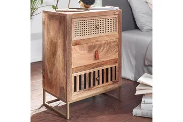 Seddik Sängbord 30 cm Rektangulär - Brun - Products - Möbler - Bord & matgrupp - Avlastningsbord & sidobord - Sängbord & nattduksbord