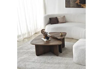 Soffbordssats Jewa Set Valnöt - Valnöt - Products - Möbler - Bord & matgrupp - Avlastningsbord & sidobord - Satsbord