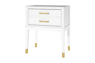 Westerleigh Sidobord 60 cm Vit - CosmoLiving - Products - Möbler - Bord & matgrupp - Avlastningsbord & sidobord - Brickbord & småbord