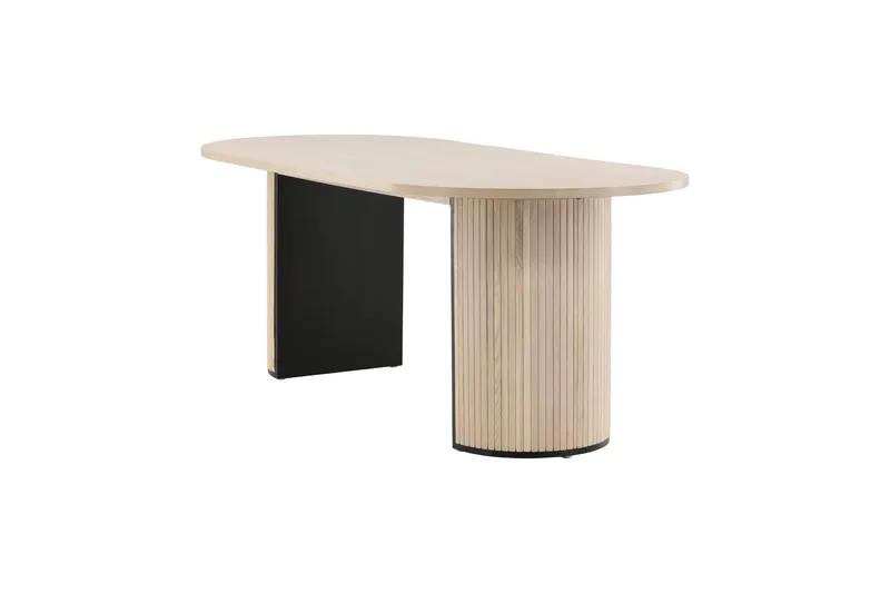 Bianca Matbord 200 cm Ovalt - Beige - Products - Möbler - Bord & matgrupp - Matbord & köksbord
