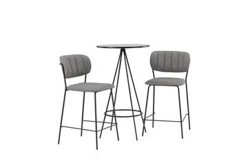 Bistro Matgrupp 60 cm Rund med 2 Bell stolar - Svart - Products - Möbler - Bord & matgrupp - Matgrupp
