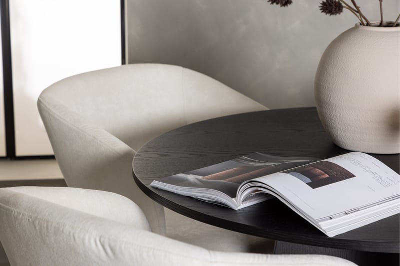 Bootcut Matgrupp 110 cm Rund med 4 Day stolar - Svart - Products - Möbler - Bord & matgrupp - Matgrupp