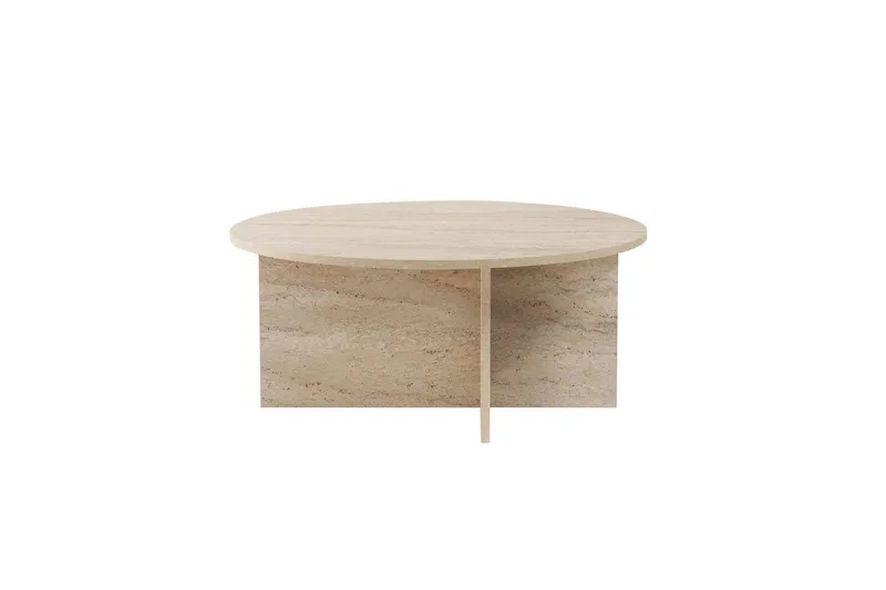 Boro Soffbord 90 cm, Beige