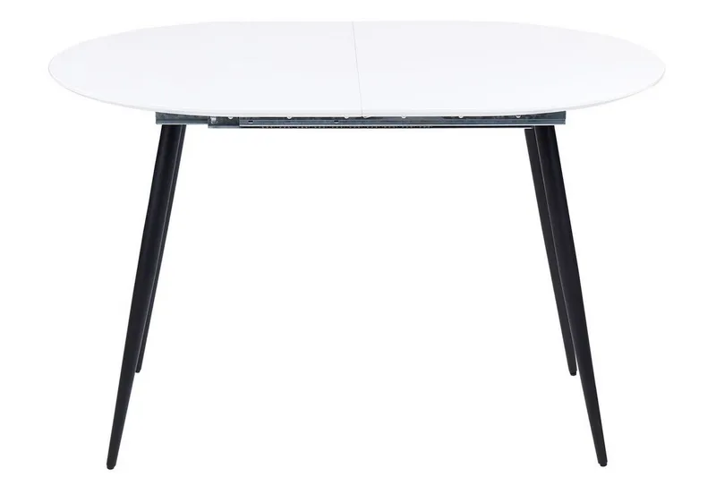 Castellana Matbord Förlängningsbart 120-160x80 cm - Vit/Svart - Products - Möbler - Bord & matgrupp - Matbord & köksbord