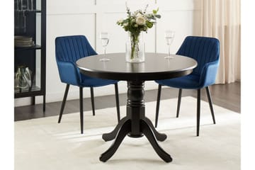 Cinnamon Matbord 100x76 cm Rund - Svart - Products - Möbler - Bord & matgrupp - Matbord & köksbord