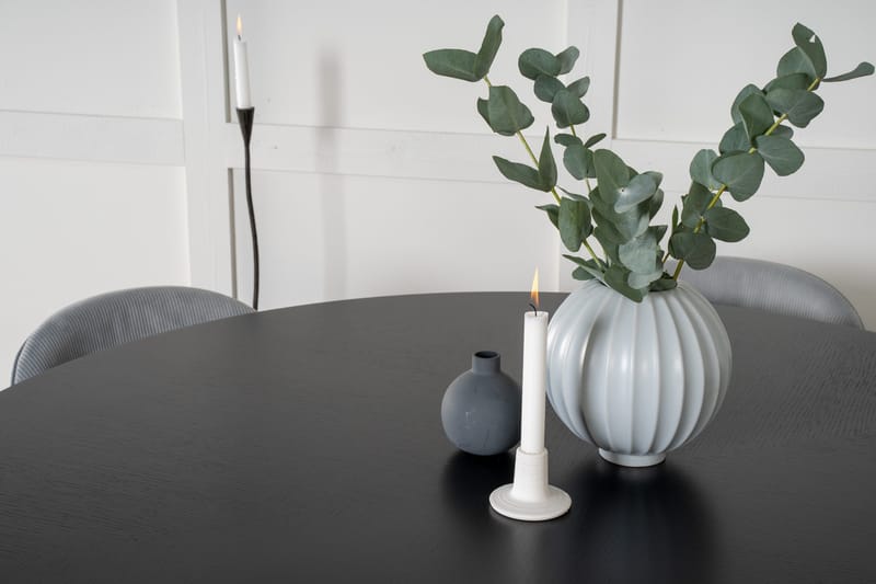 Copenhagen Matgrupp med 6 Valerie Matstolar Manchester Grå/S - Furniture Fashion - Products - Möbler - Bord & matgrupp - Matgrupp