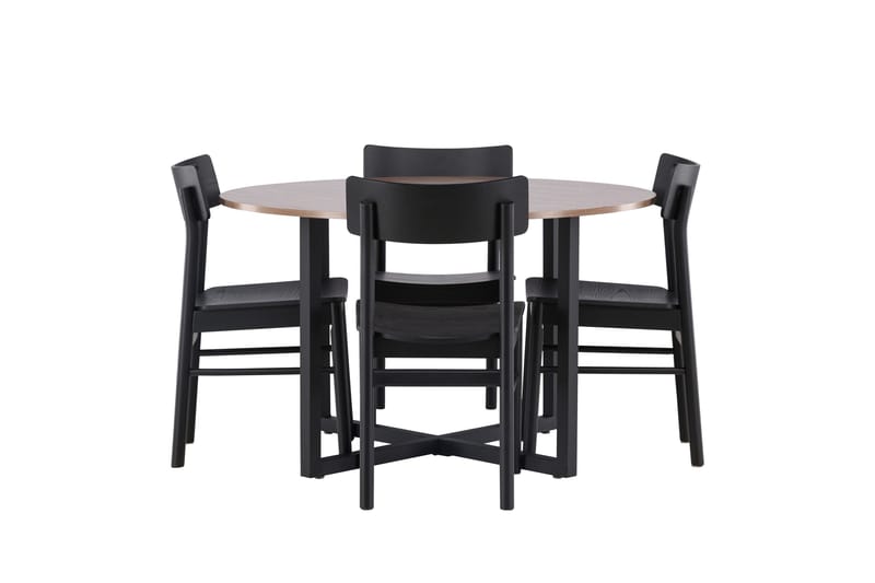 Durango Matbord med 4 Montros stolar - Valnöt - Products - Möbler - Bord & matgrupp - Matbord & köksbord