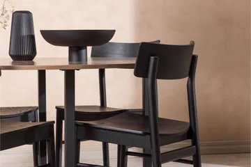 Durango Matbord med 4 Montros stolar - Valnöt - Products - Möbler - Bord & matgrupp - Matbord & köksbord