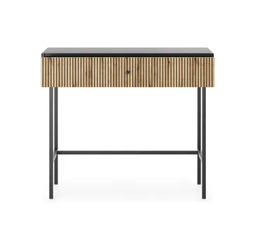 Francisca Sminkbord 93 cm - Svart/Ek - Products - Möbler - Bord & matgrupp - Sminkbord & toalettbord