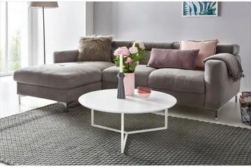 Giamanco Soffbord 80 cm Runt - Vit - Products - Möbler - Bord & matgrupp - Soffbord