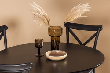 Glade Matgrupp 100 cm Rund med 4 Crosett stolar - Svart - Products - Möbler - Bord & matgrupp - Matgrupp