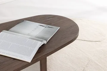 Grönvik Ovalt Soffbord 130x65 cm - Mörkbrunt / Valnöt / Trä - Products - Möbler - Bord & matgrupp - Soffbord