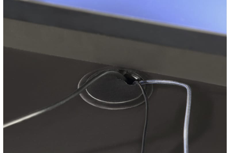 Bays Gaming Skrivbord 160 cm med Förvaring 2 Hyllor - Svart - Products - Möbler - Bord & matgrupp - Kontorsbord - Datorbord