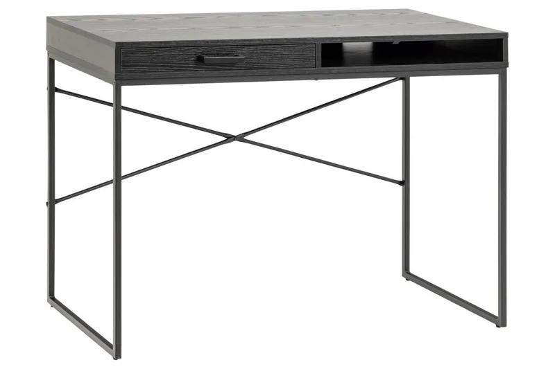 Hartsoe Skrivbord 45 cm, Svart