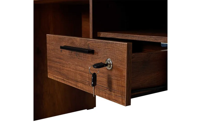 Skrivbord Matulca Valnöt - Valnöt - Products - Möbler - Bord & matgrupp - Kontorsbord - Datorbord