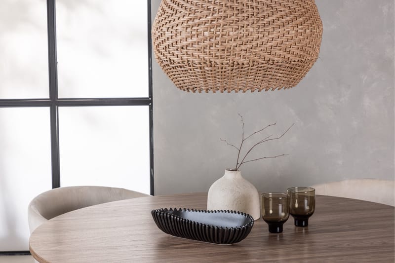 Lanzo Matgrupp 120 cm Rund med 4 Berit Stolar - Natur - Products - Möbler - Bord & matgrupp - Matgrupp