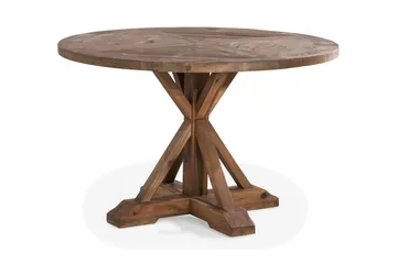 Lyon Runt Litet Matbord Vintage 120 cm - Natur / Trä / Alm - Products - Möbler - Bord & matgrupp - Matbord & köksbord