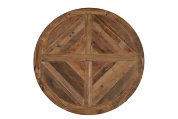 Lyon Runt Matbord 150 cm - Vintage / Natur / Vit / Trä - Products - Möbler - Bord & matgrupp - Matbord & köksbord