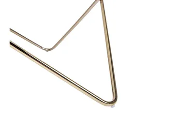 Meerah Soffbord 80 cm Runt Marmormönster - Glas/Vit/Guld - Products - Möbler - Bord & matgrupp - Marmorbord