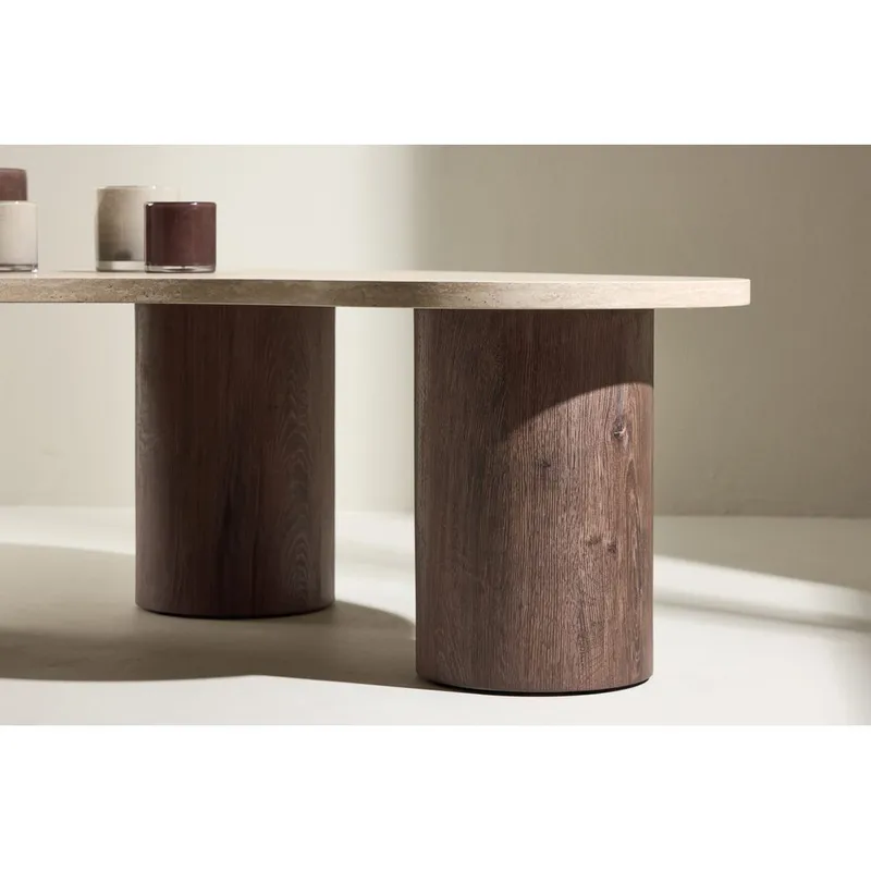 Megg Soffbord 130 cm - Beige - Products - Möbler - Bord & matgrupp - Soffbord