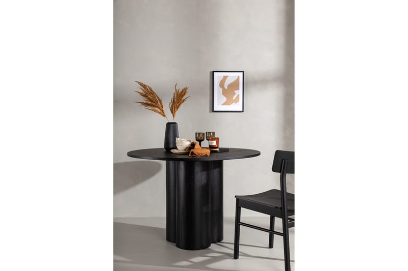 Olivia Matbord 110 cm Runt - Svart - Products - Möbler - Bord & matgrupp - Soffbord