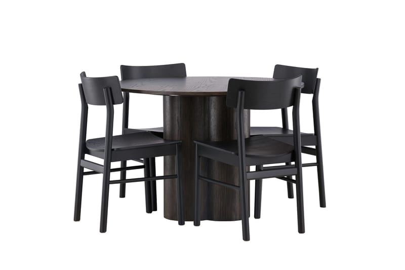 Olivia Matgrupp + 4 stolar - Mocca - Products - Möbler - Bord & matgrupp - Matgrupp